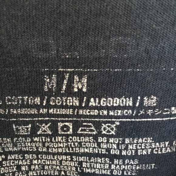 Volcom Men's Logo Short Sleeve Crew Neck Navy Pullover Blue Tee in Size Medium - Picture 6 of 6